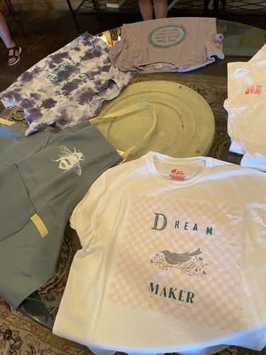 Customer photo review of Mesh Stencil - Queen Bee - 12x12