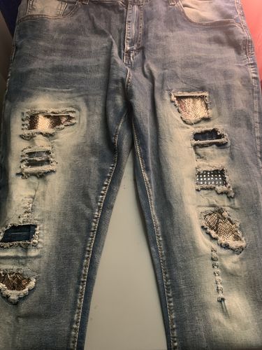Customer photo review of Moto Skinny Fit Denim (Vintage Wash 22S)