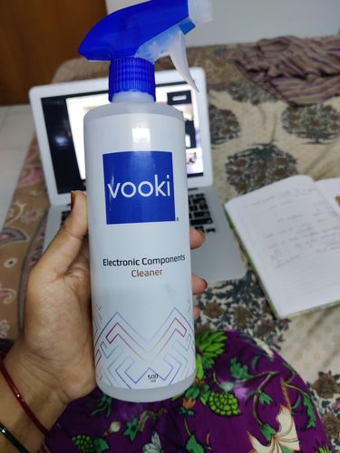 Customer photo review of Electronic Components Cleaner-Effective in cleaning Electrical Products
