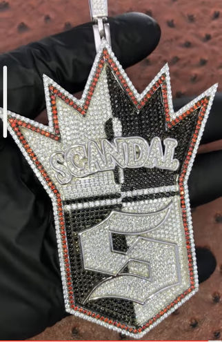 Customer photo review of Custom Made Pendant 3.5 - 4 inch