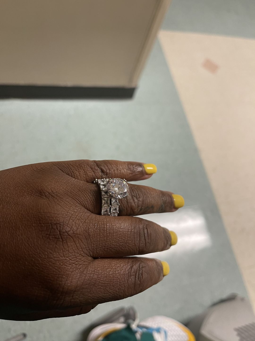 Customer photo review of “Keep her” ring