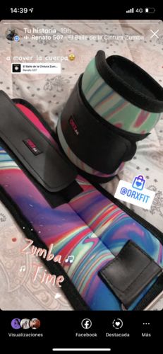 Customer photo review of Tobilleras con Peso Psicodelic Ankle Weight