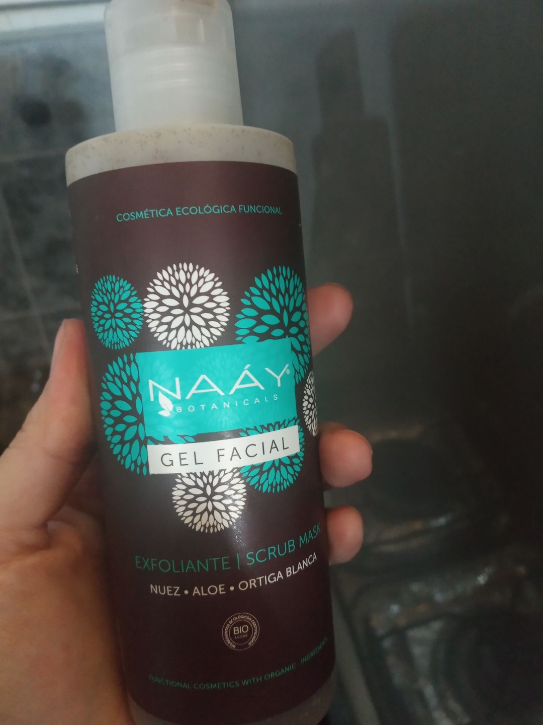 Customer photo review of Exfoliante Facial No Graso