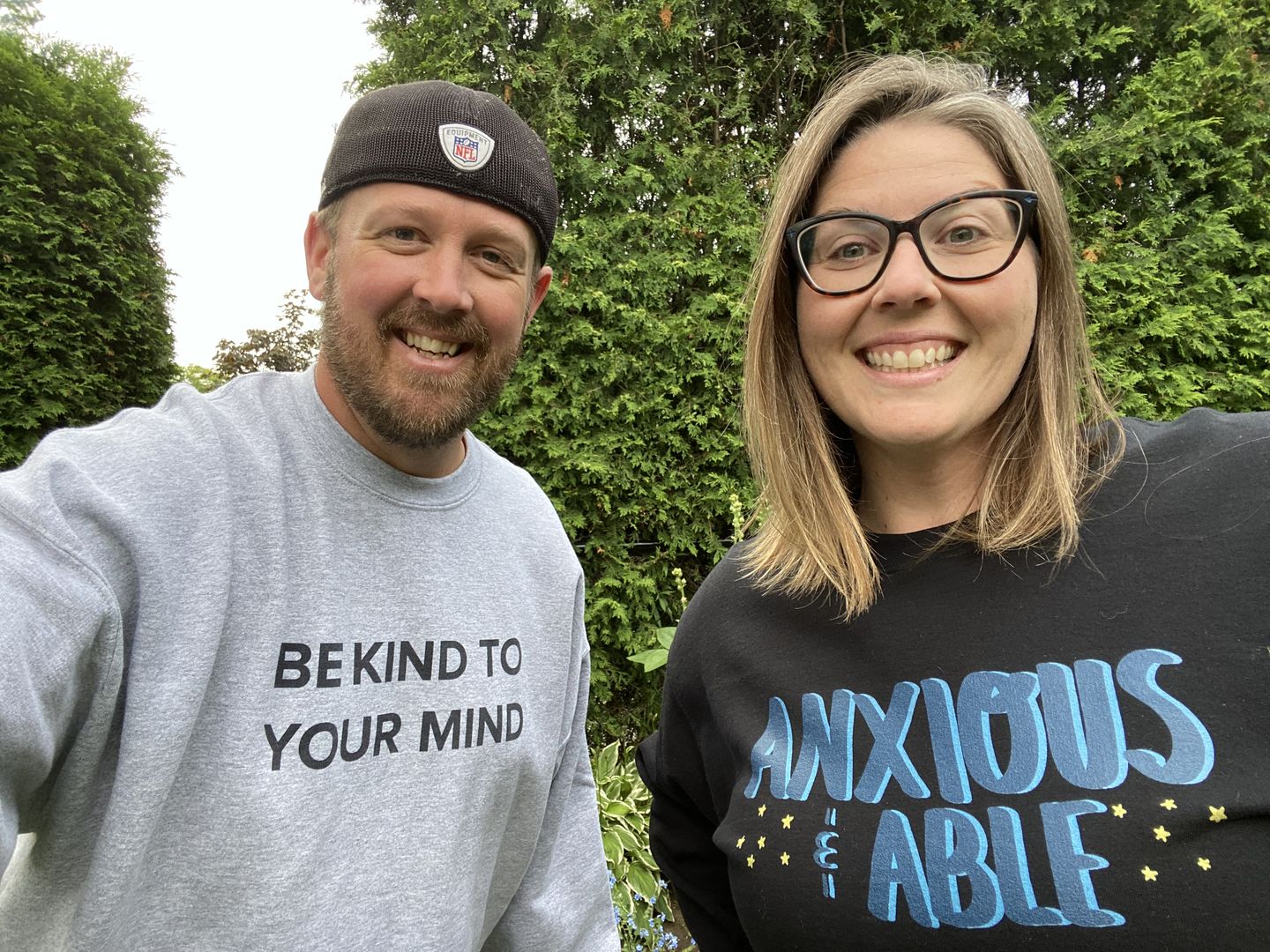 Customer photo review of Anxious & Able Sweatshirt