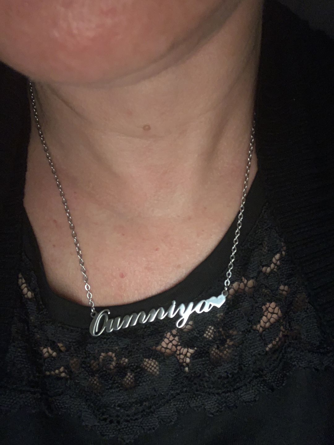 Customer photo review of Collier Prénom Style Classique