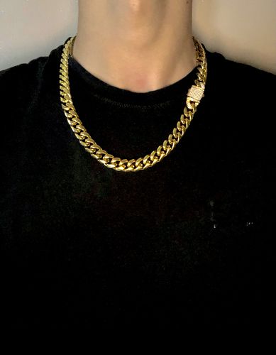 Customer photo review of Collana Miami - Oro 12mm