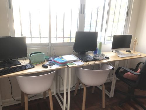 Customer photo review of Escritorio MIMA 90 x 50 Blanco