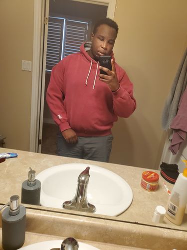 Customer photo review of Vintage Starter Hoodie Sweatshirt - Men's Large
