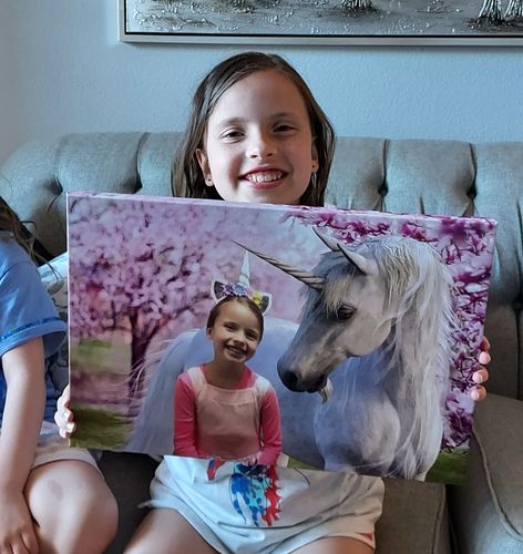 Customer photo review of Pink Unicorn