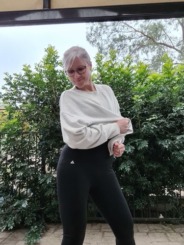 Customer photo review of Athleivate WinterWarm Fleece Leggings