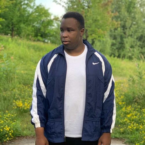 Customer photo review of Vintage Nike Windbreaker - Men's Large