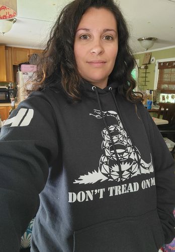Customer photo review of Don't Tread On Me Hoodie