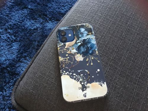 Customer photo review of Monogrammed Watercolour Flower Elements iPhone Case