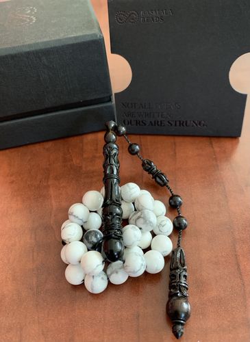 Customer photo review of Marbled Howlite Stones - 33 Blessings Collection - Limited Edition - 33 beads