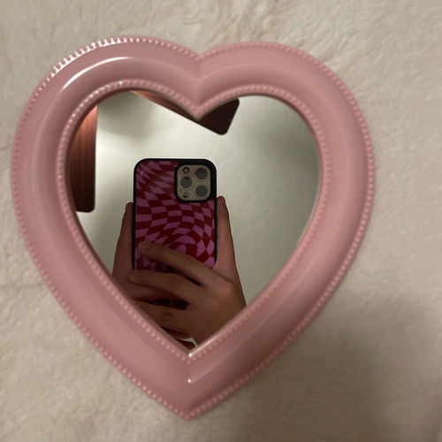 Customer photo review of Heart Decorative Mirror