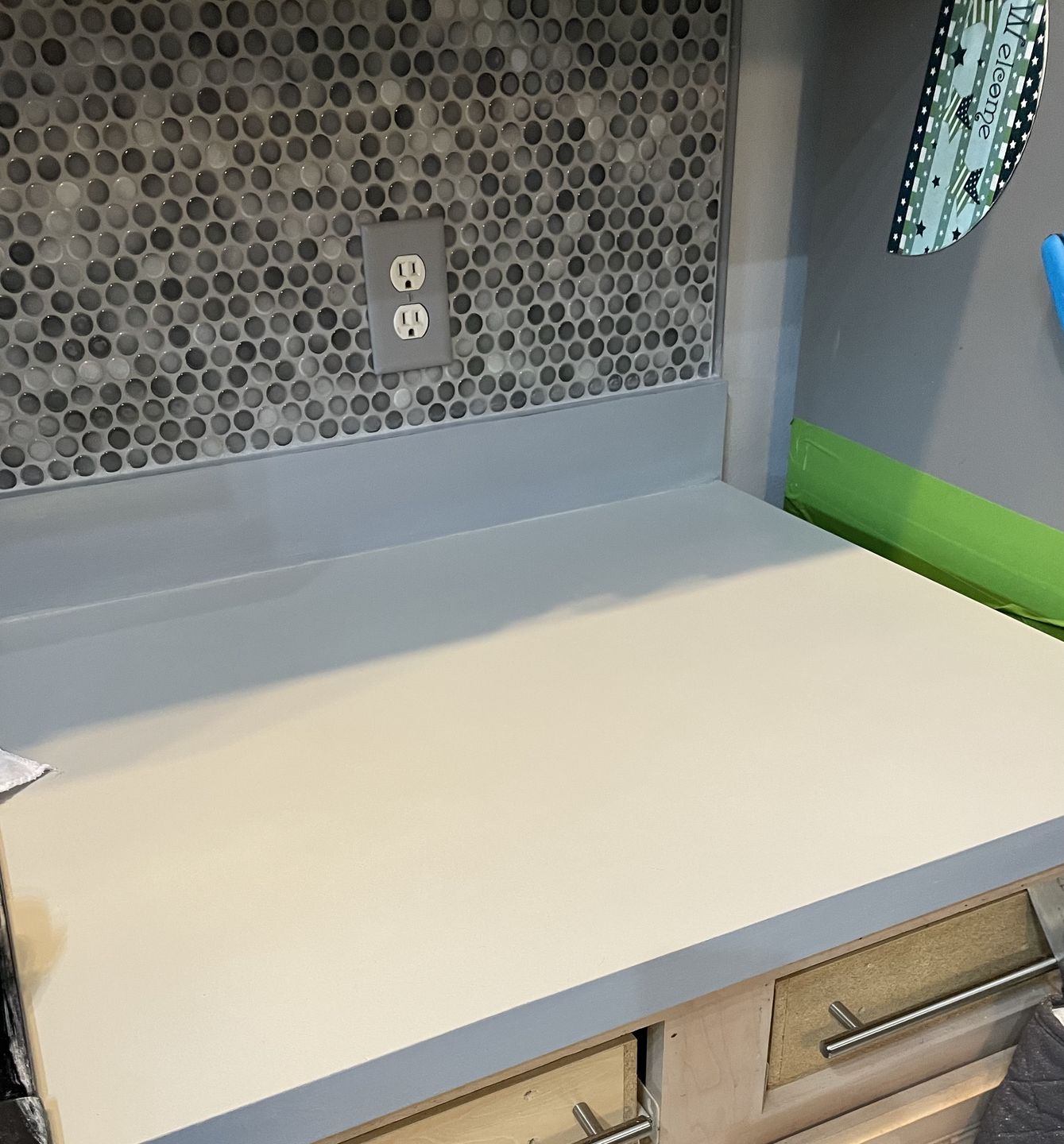 Customer photo review of Luxe Grey - One Step Paint