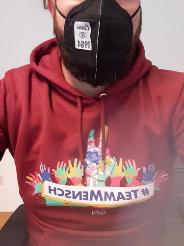 Customer photo review of KENFM ORGANIC HOODIE BUBEN • #TEAMMENSCH