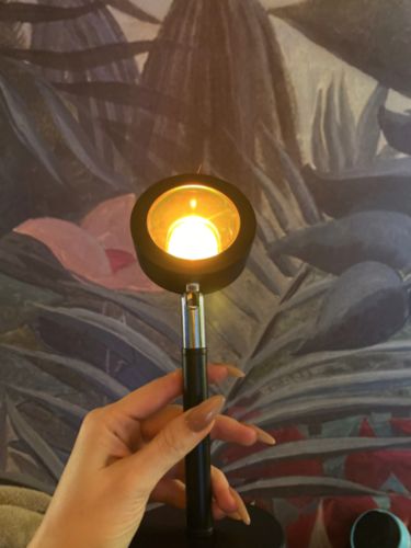 Customer photo review of The Sunset Lamp