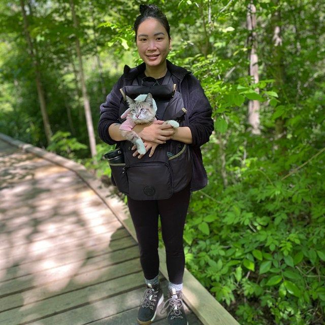 Customer photo review of BIEWER BACKPACK CARRIER IN SPADE BLACK