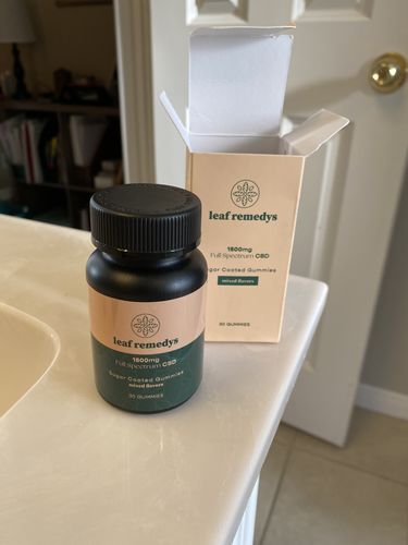 Customer photo review of 1500mg CBD Gummies mixed flavors