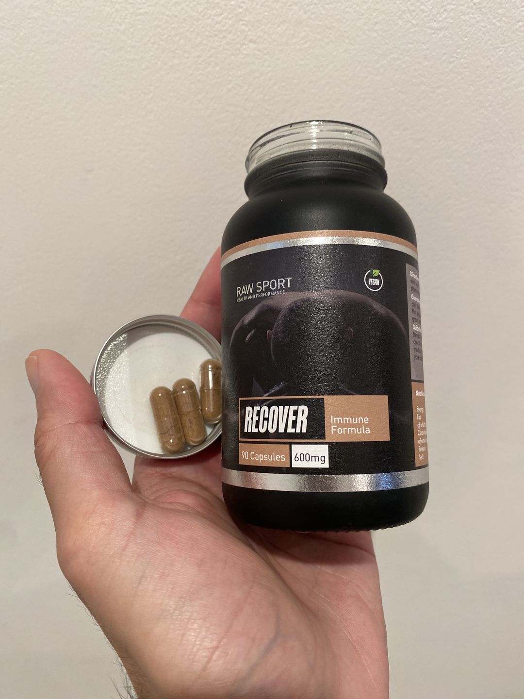 Customer photo review of Immune + Recover MUSHROOM BLEND 90 CAPSULES