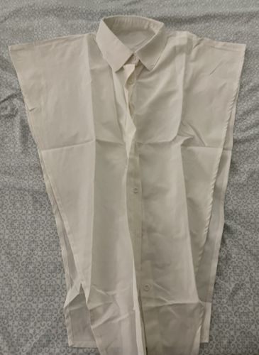 Customer photo review of Solid Color Stylish Single Breasted Blouse