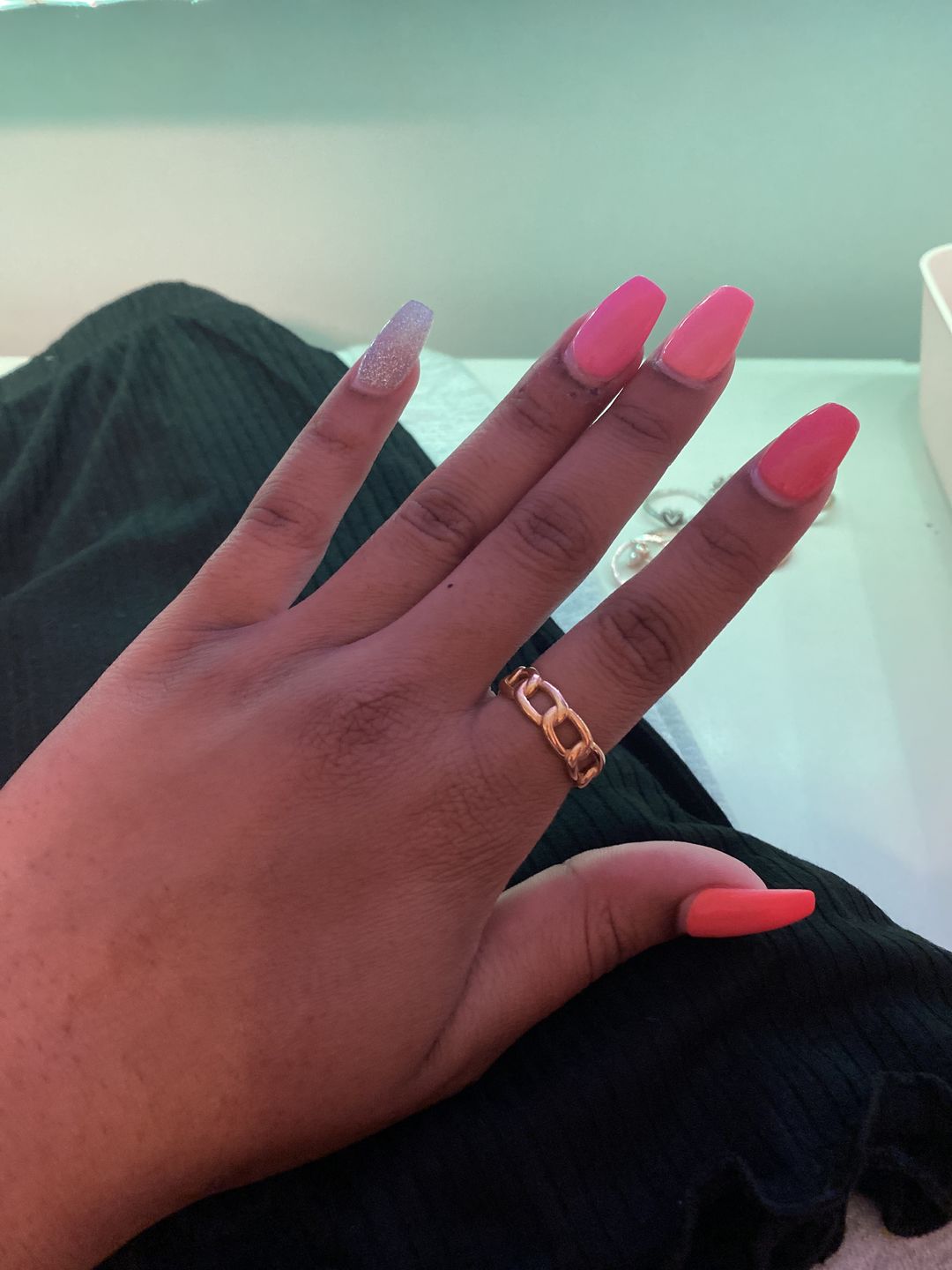 Customer photo review of Cuban Ring