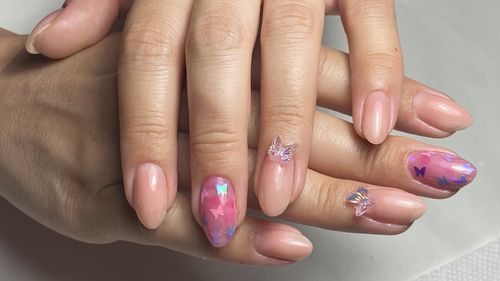 Customer photo review of Mariposa Mayhem Nail Art Decoration Set