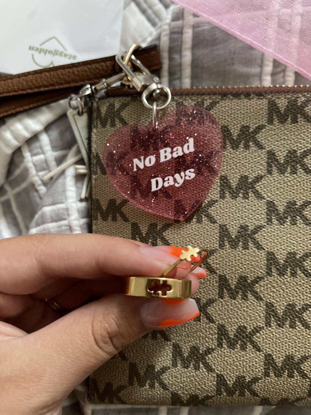 Customer photo review of You Complete Me Couples Ring