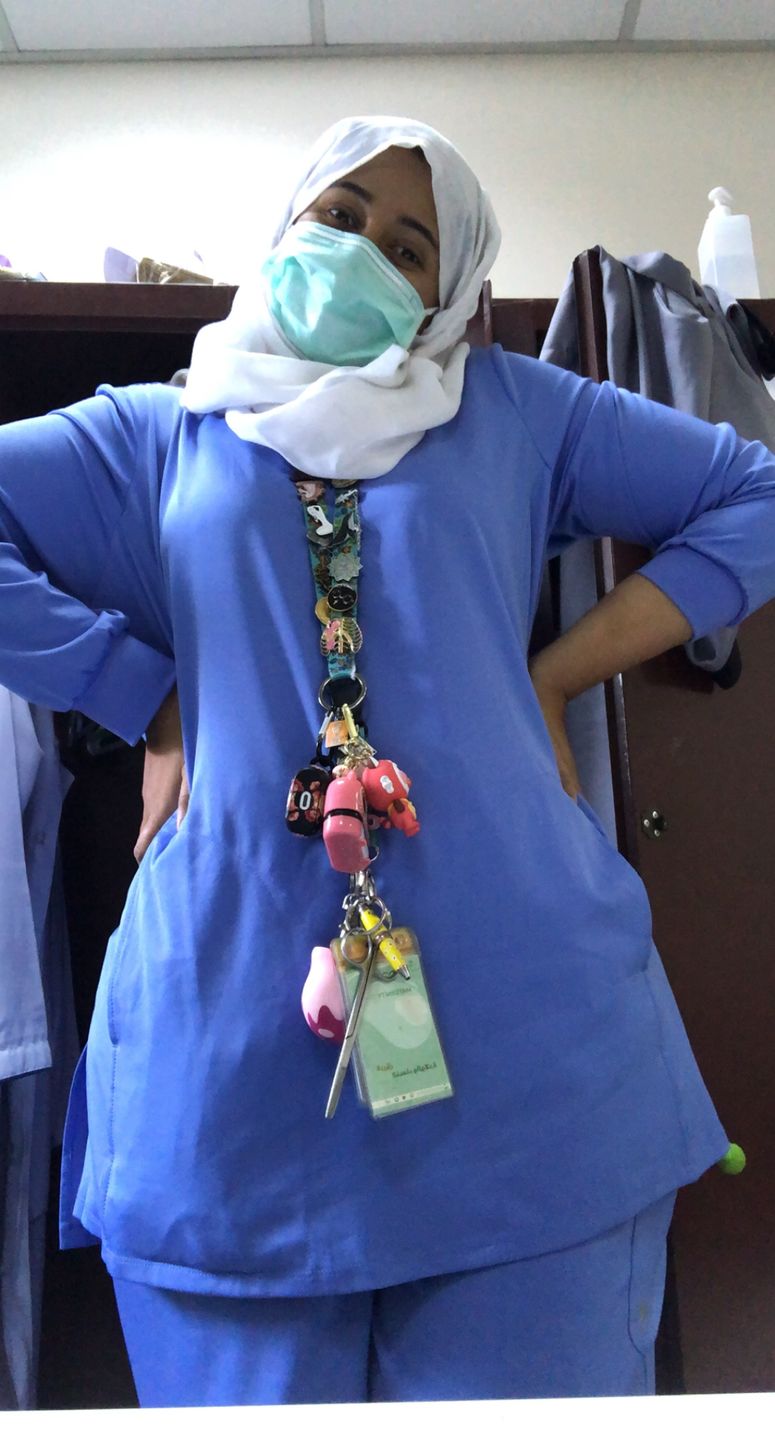 Customer photo review of H.H Works - Fatima & Rebecca Women's Scrub Set