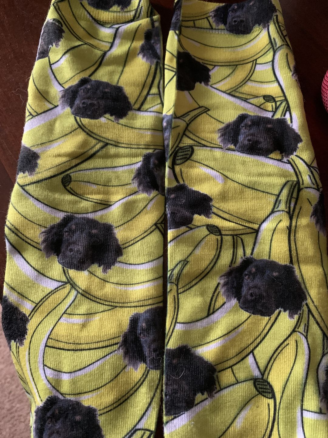 Customer photo review of Custom Pet Art Socks