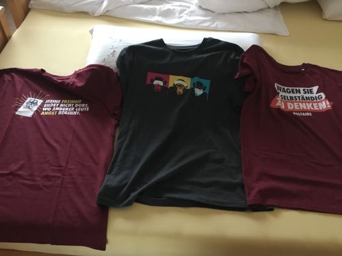 Customer photo review of KENFM ORGANIC SHIRT BUBEN • DREI AFFEN