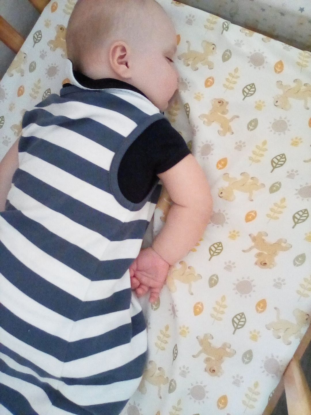 Customer photo review of Ecolino® Adjustable Baby Sleep Bag, Organic Cotton, Universal Size: 2 Months - 2 Years, Desert