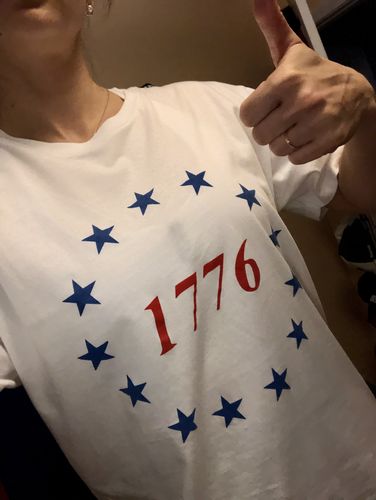Customer photo review of 4th of July Special | 1776 Stars Tee