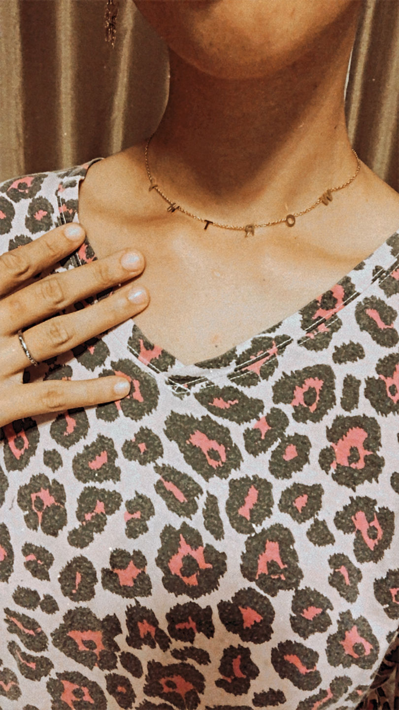 Customer photo review of WORTHY NECKLACE