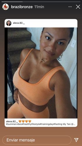 Customer photo review of 100% Natural & Organic Tanning Oil