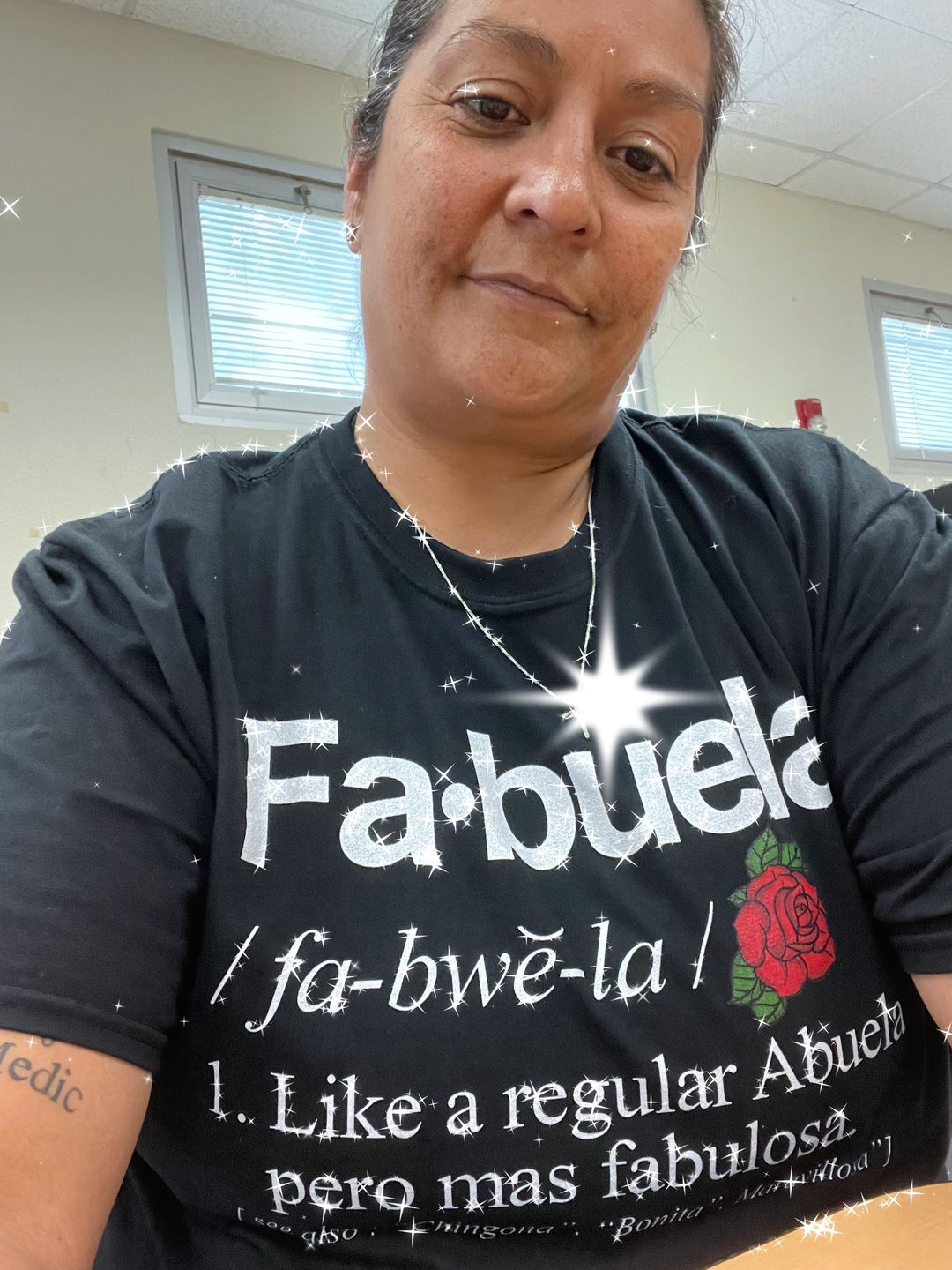 Customer photo review of Fabuela Fabulosa Abuela T-Shirt