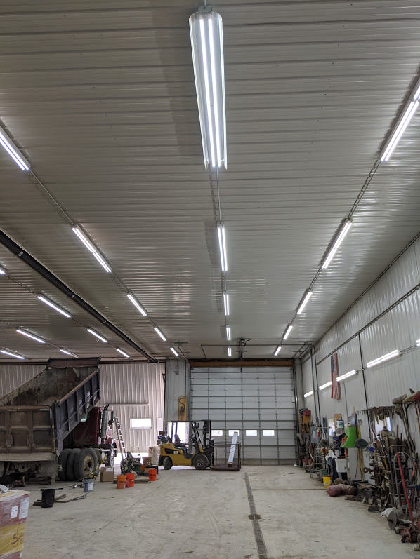 Customer photo review of T8 8ft 48W R17D LED Tube Light 6720 Lumens 6500K Clear