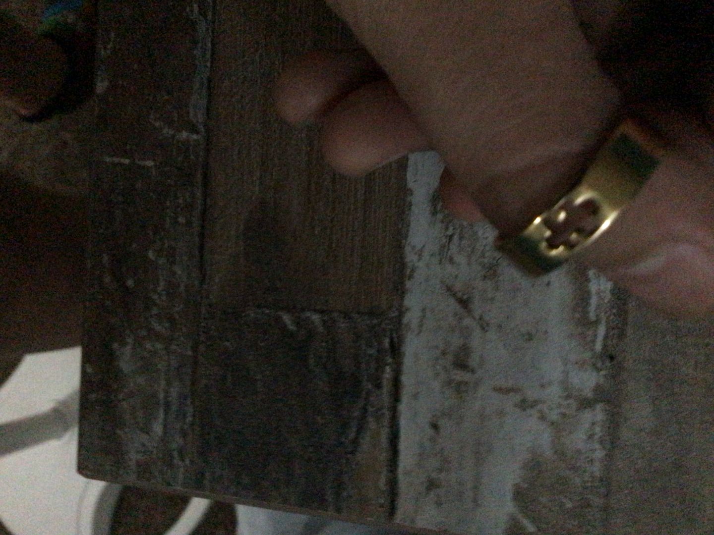 Customer photo review of You Complete Me Couples Ring