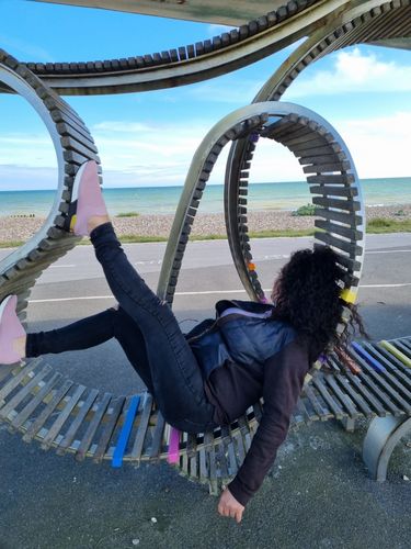 Customer photo review of Fashionable Comfortable Casual Flying Sneakers