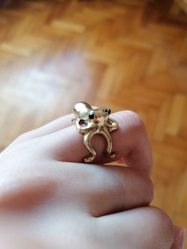 Customer photo review of Baby Octopus Ring