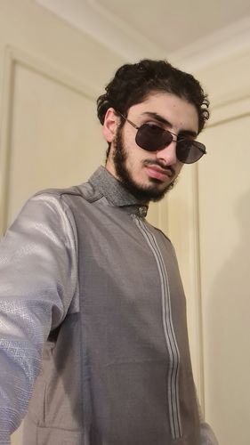 Customer photo review of Murat Men's Abaya - Grey