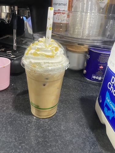 Customer photo review of Vanilla Coffee Syrup