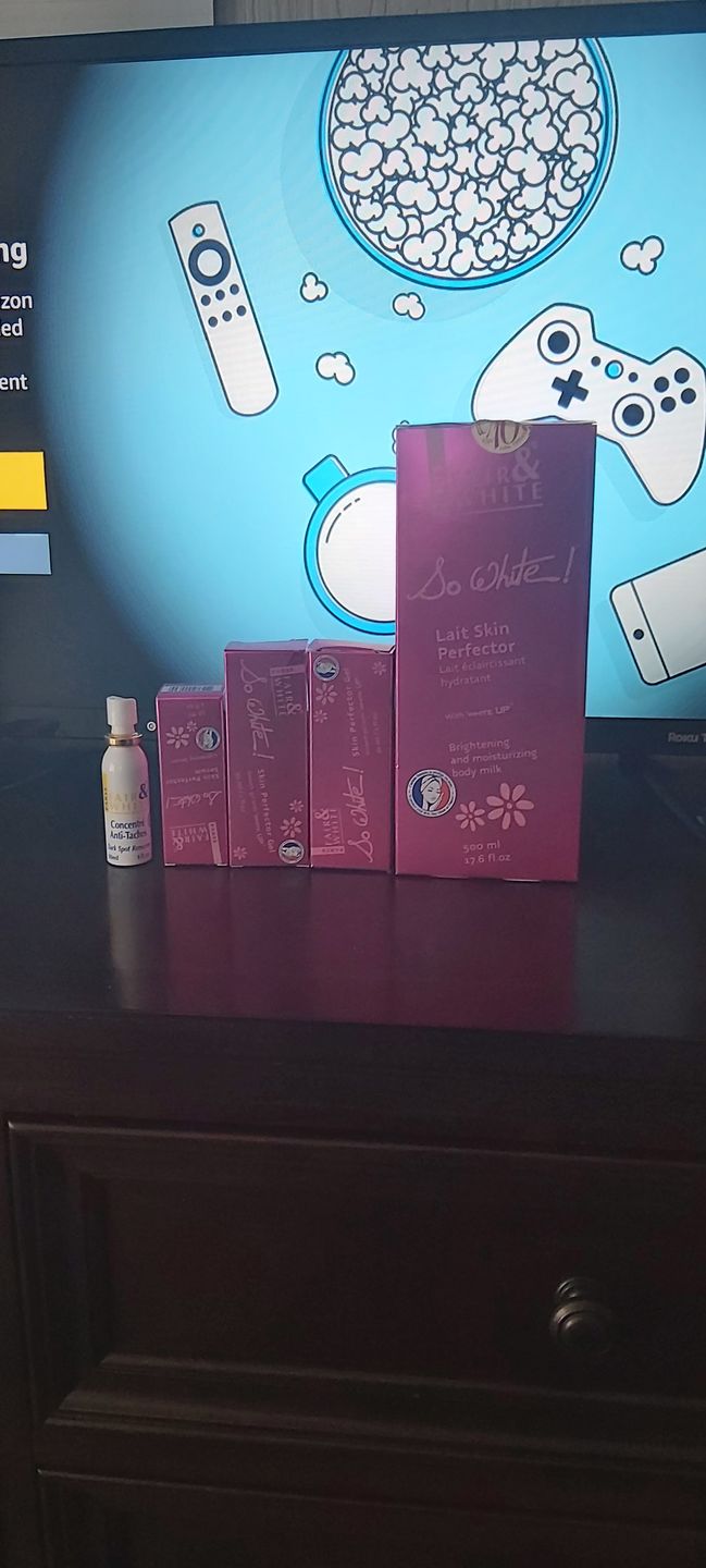 Customer photo review of Fair & White SoWhite! Essentials Kit