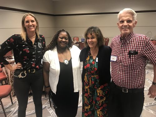 Customer photo review of Jaguar Paradise Black Animal Print Jumpsuit