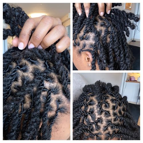 Customer photo review of Nourishing & Conditioning Hair Oil | 4 oz
