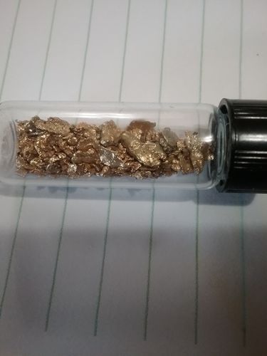 Customer photo review of *New* 2020 NUGGET RESERVE 'CLUNKER' Gold Paydirt Panning Unsearched