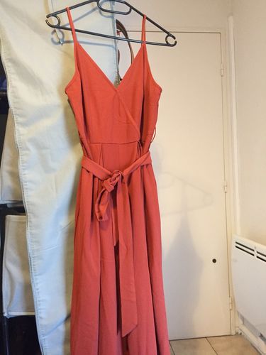 Customer photo review of Vintage Backless beautiful Wrap Jumpsuit