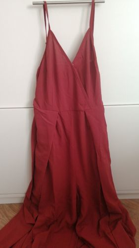 Customer photo review of Vintage Backless beautiful Wrap Jumpsuit