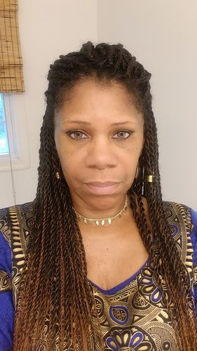 Customer photo review of Neala Brown Contact Lenses(12 months wear)